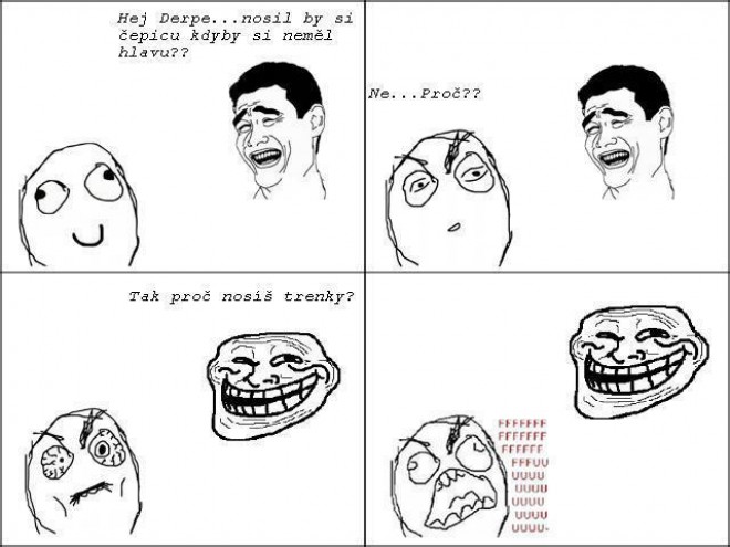 Chlapec sa musel tei :D