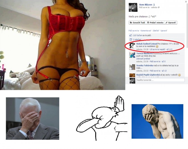 Stra�n� facepalm :D :D