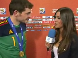 Iker Casillas a reportrka