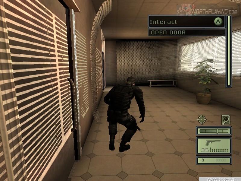 Крадущийся играть. Сплинтер селл 2002. Игра Сплинтер селл 1. Splinter Cell 1 screenshot.