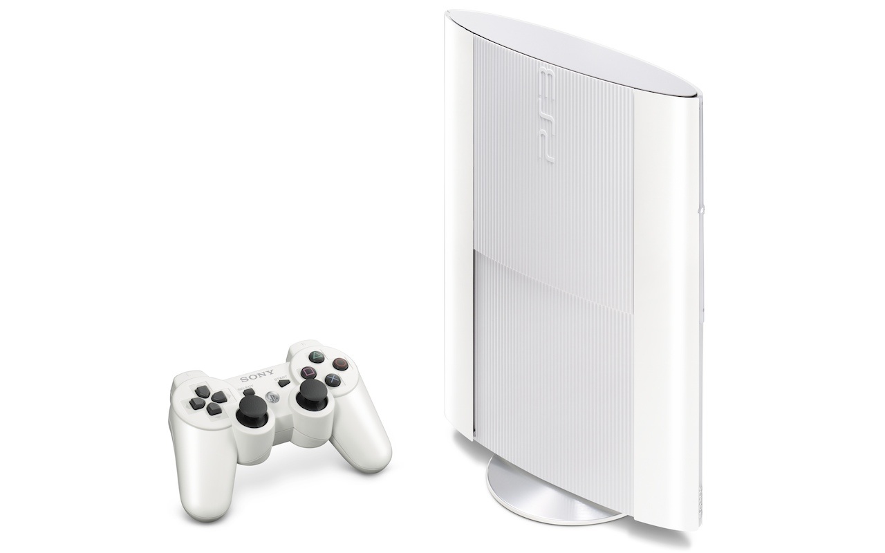 Белая пс3. Ps3 super Slim белая. PLAYSTATION 3 super Slim белая. Sony PLAYSTATION 3 White. PLAYSTATION 3 Slim White.